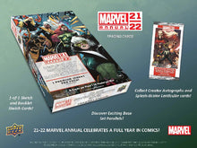 Load image into Gallery viewer, 2021-22 UPPER DECK MARVEL ANNUAL HOBBY BOX x1