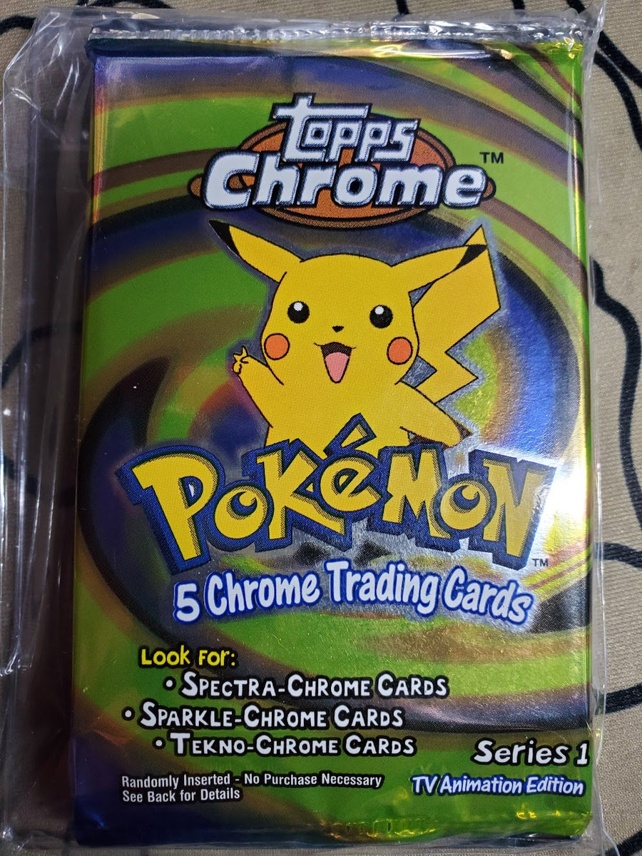 VINTAGE POKEMON TOPPS CHROME SERIES 1 Booster Pack x1 – DJDEEMO.COM