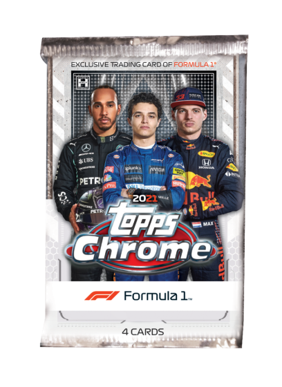 TOPPS F1 LITE CHROME 2021 FORMULA 1 RACING PACK (from Hobby LITE Box) x1