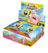 Load image into Gallery viewer, BOX BREAK SPOT 2025 TOPPS CHROME SPONGEBOB (2 PACKS FROM HOBBY BOX) x1
