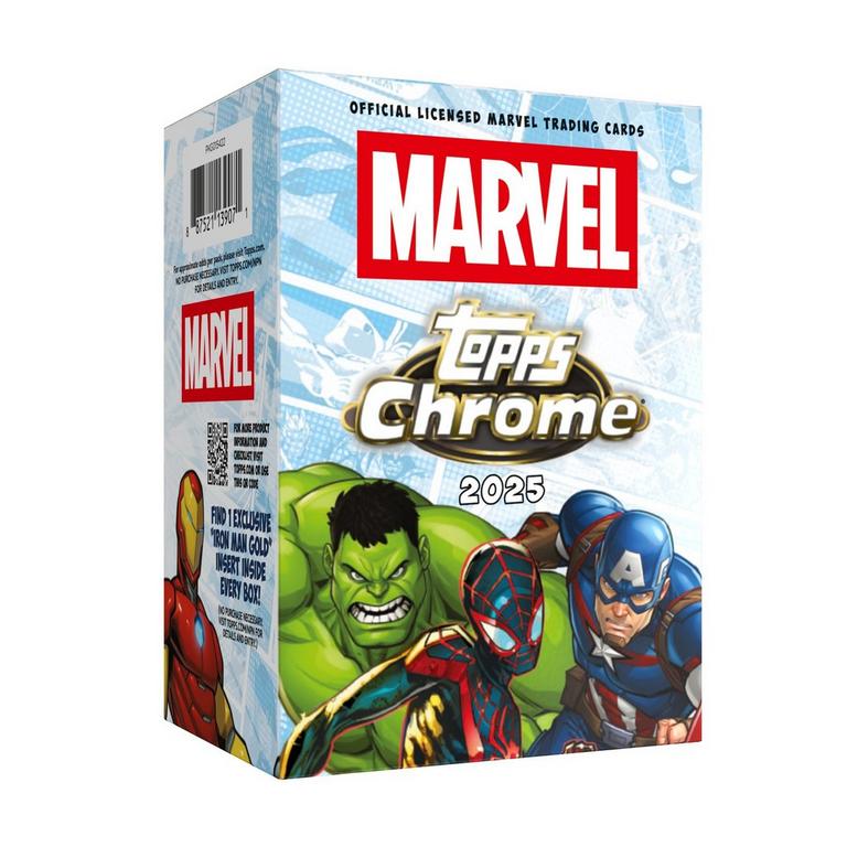 2025 TOPPS CHROME MARVEL BLASTER BOX x1