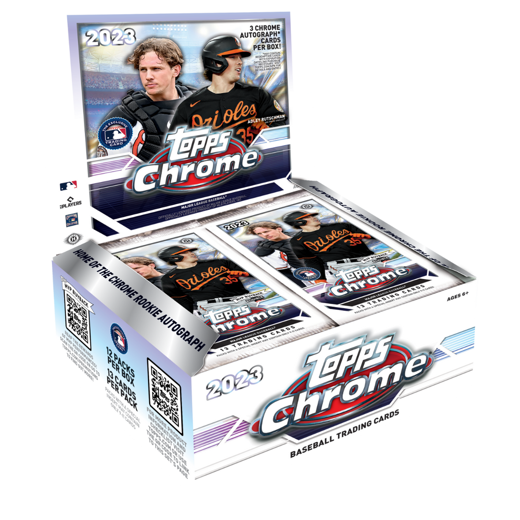 2023 TOPPS CHROME JUMBO HTA BASEBALL MLB HOBBY BOX x1