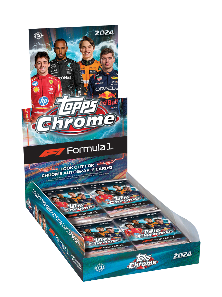 2024 TOPPS CHROME FORMULA 1 RACING PACK (FROM HOBBY BOX) x1