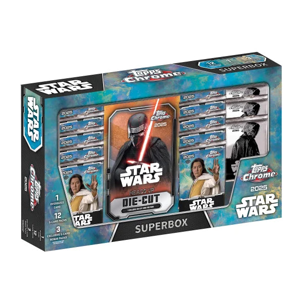 2025 TOPPS CHROME STAR WARS COST CO COLLECTION BOX x1