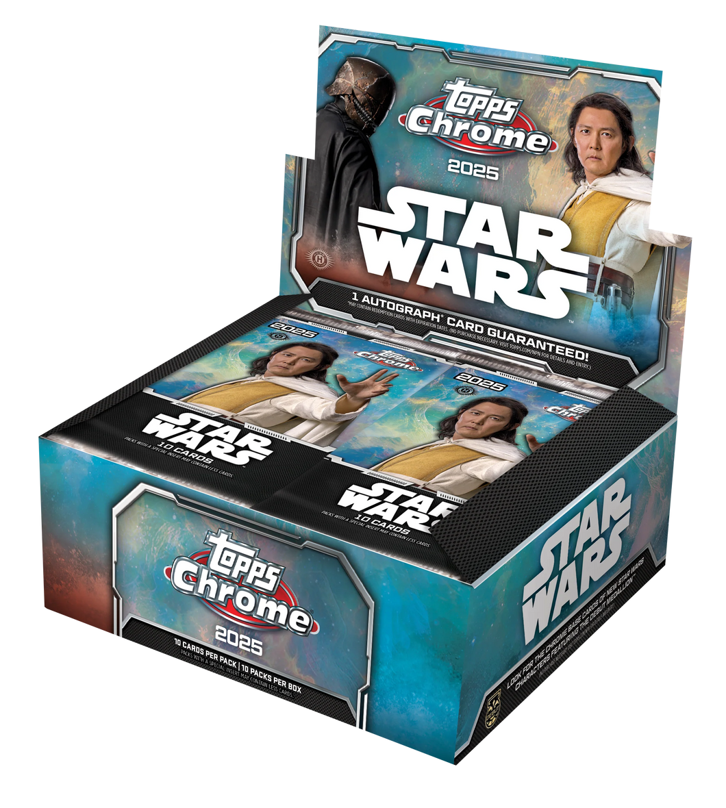 2025 TOPPS CHROME STAR WARS HOBBY BOX x1