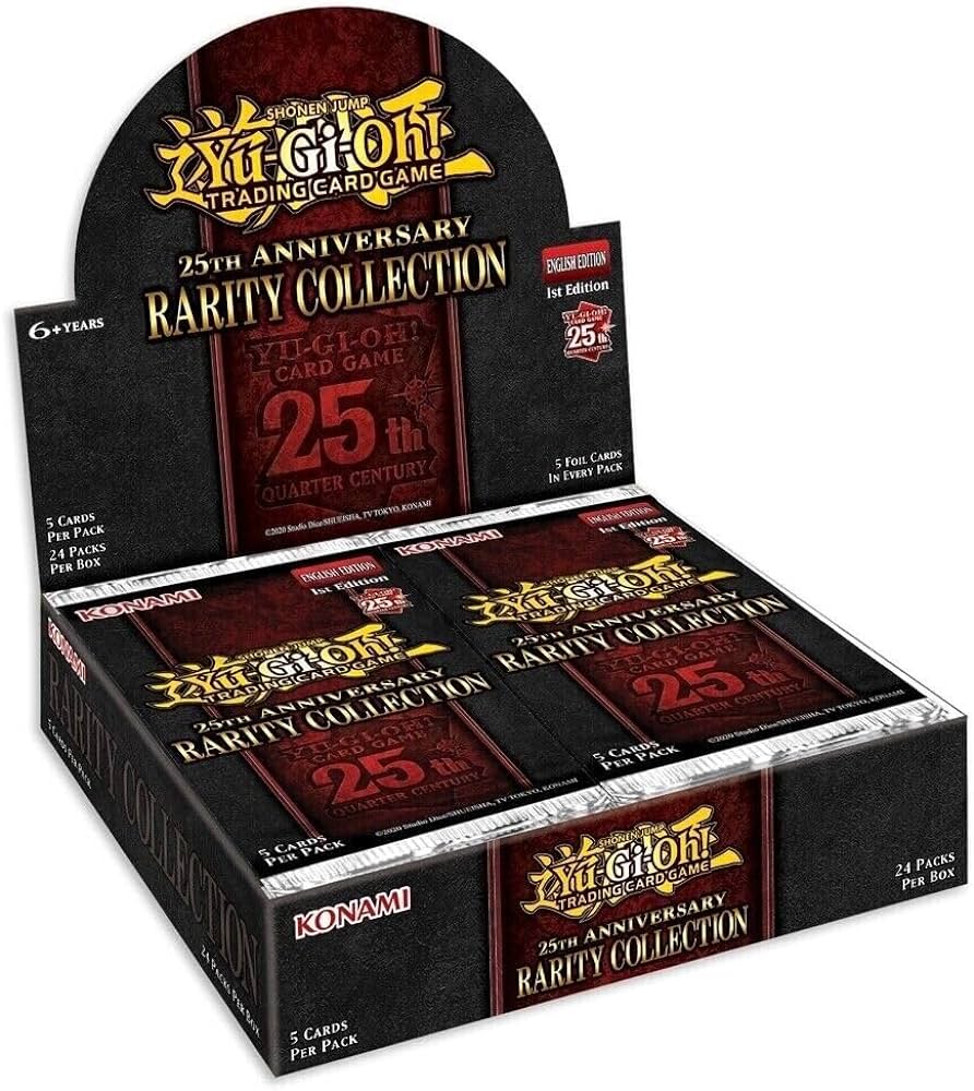 YUGIOH 25th ANNIVERSARY RARITY COLLECTION BOOSTER BOX x1
