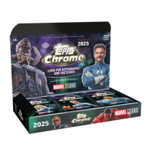 Load image into Gallery viewer, 2025 TOPPS CHROME MARVEL STUDIOS HOBBY BOX x1
