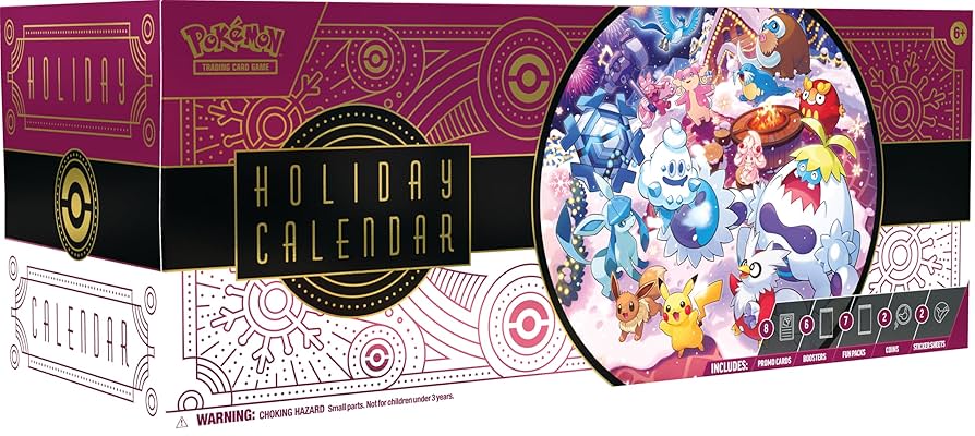 2025 Pokemon Holiday Calendar Box x1