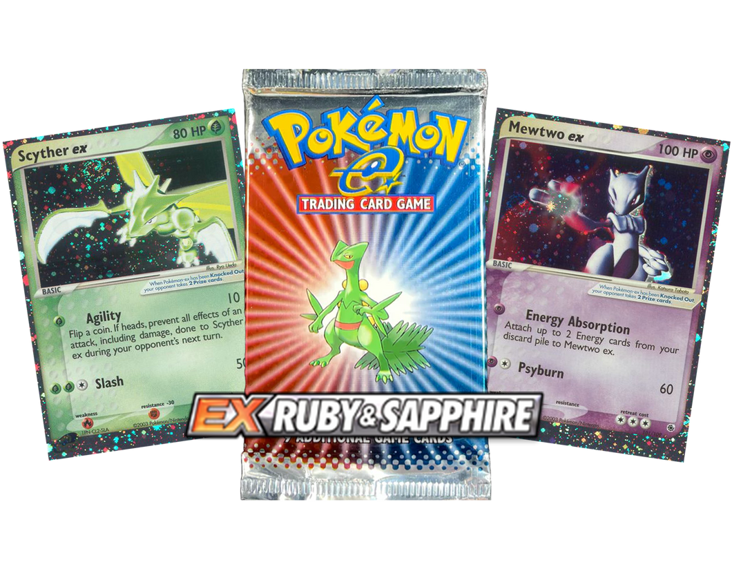 VINTAGE EX Ruby & Sapphire Booster Pack x1
