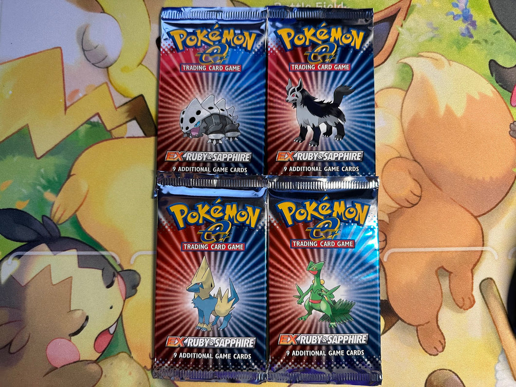 VINTAGE EX Ruby & Sapphire Booster Pack x1