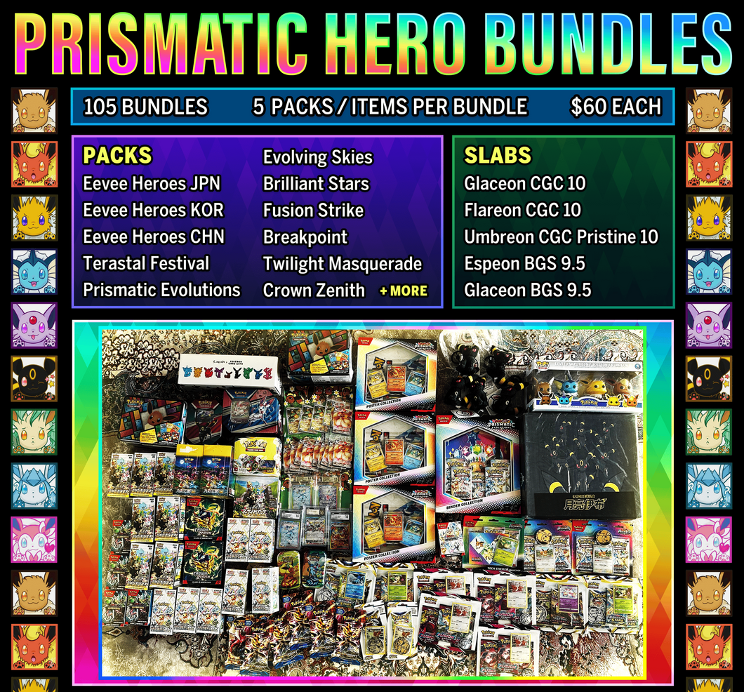 PRISMATIC HERO EEVEE MYSTERY BUNDLE x1