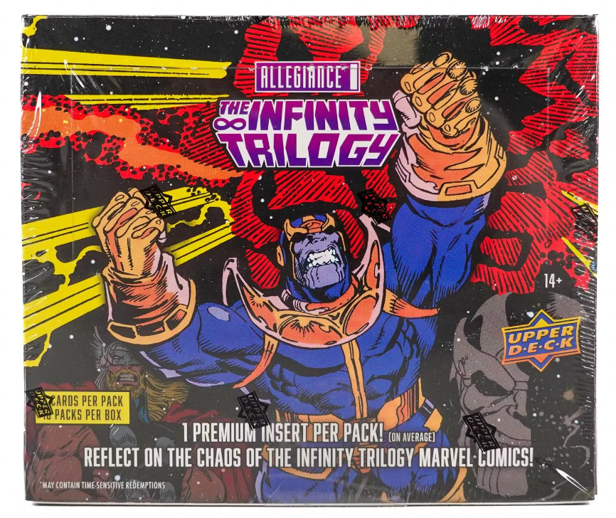 2023 UPPER DECK MARVEL ALLEGIANCE INFINITY TRILOGY HOBBY BOX x1