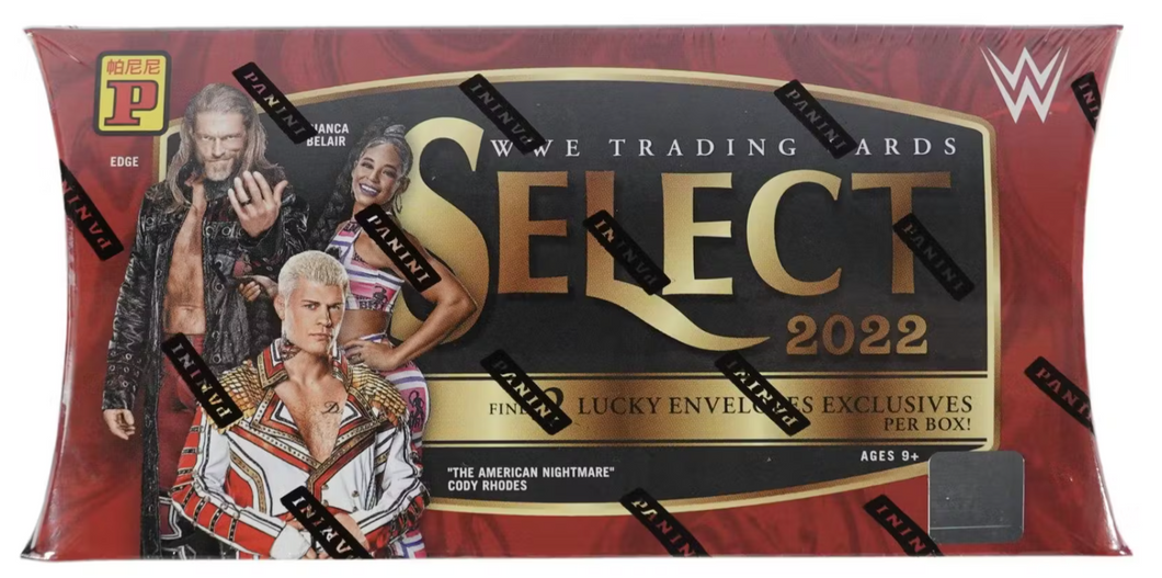 2022 PANINI SELECT WWE LUCKY ENVELOPE HOBBY BOX x1