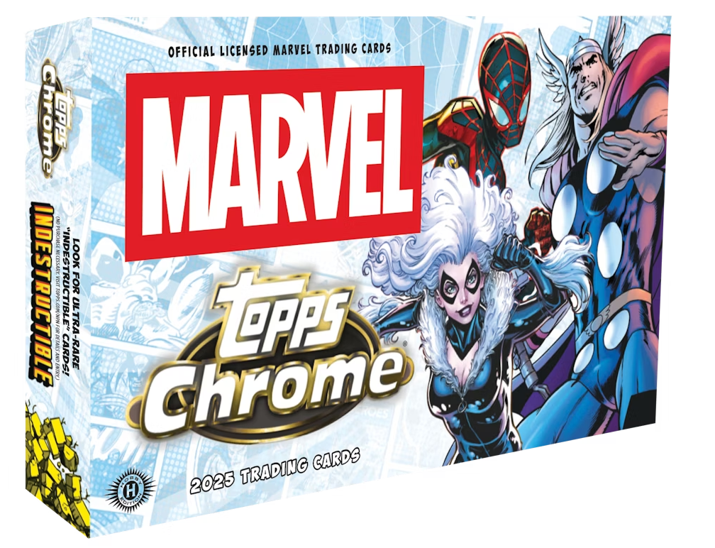 2025 TOPPS CHROME MARVEL HOBBY BOX x1