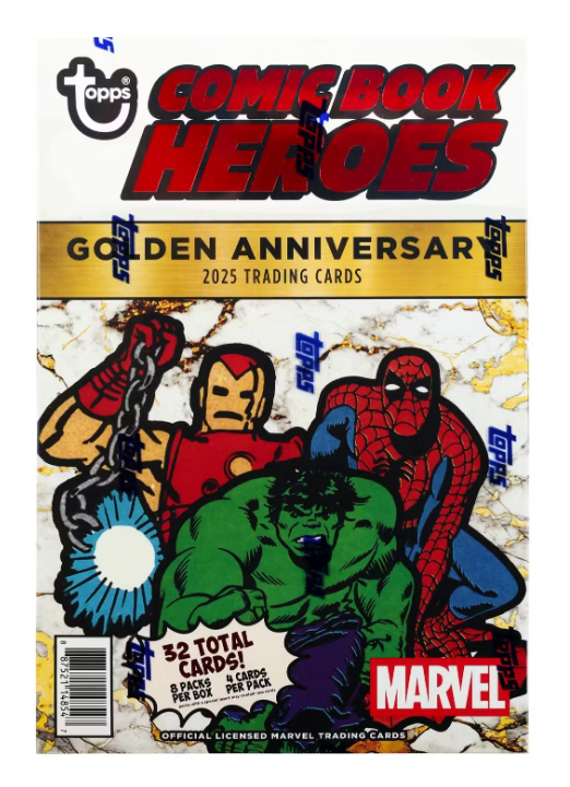 2025 TOPPS MARVEL COMIC BOOK HEROES 1975 Golden Anniversary Hobby Box x1