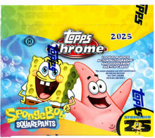 Load image into Gallery viewer, BOX BREAK SPOT 2025 TOPPS CHROME SPONGEBOB (2 PACKS FROM HOBBY BOX) x1
