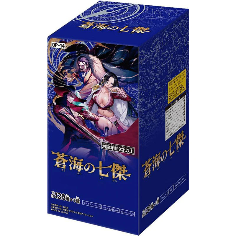 OP-14 ONE PIECE The Azure Sea's Seven (Japanese) Booster Box x1