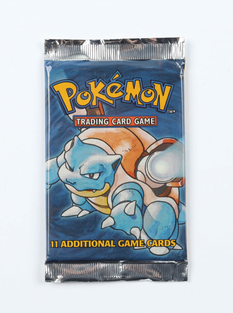 VINTAGE HEAVY 1999 Pokemon Base Set Booster Pack x1 DJDEEMO.COM VINTAGE HEAVY 1999 Pokemon Base Set Booster Pack x1 DJDEEMO.COM
