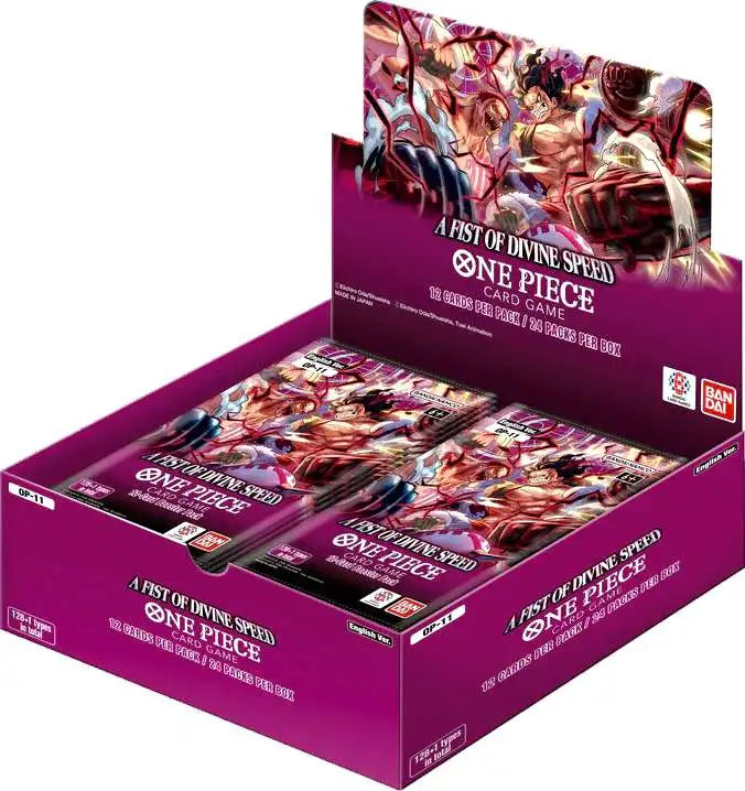 ENGLISH OP-11 ONE PIECE A Fist of Divine Booster Box x1