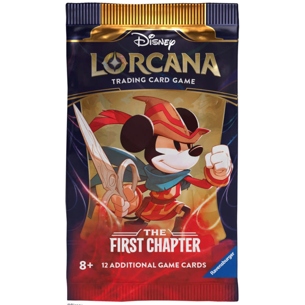 DISNEY LORCANA THE FIRST CHAPTER BOOSTER PACK x1