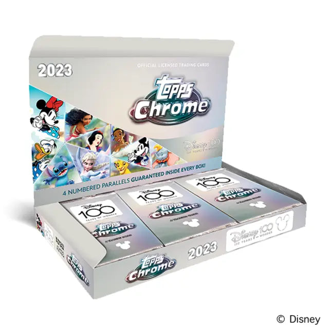 2023 TOPPS CHROME DISNEY 100 HOBBY BOX x1