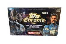 Load image into Gallery viewer, 2025 TOPPS CHROME MARVEL STUDIOS HOBBY BOX x1
