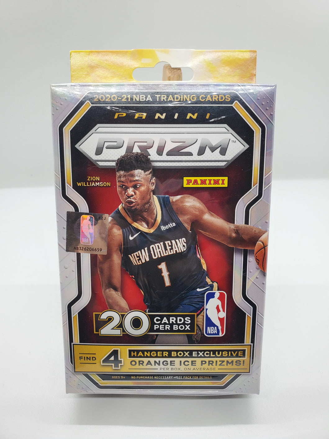 PANINI NBA PRIZM 2020-21 HANGER BOX 20 CARDS (ORANGE ICE) x1