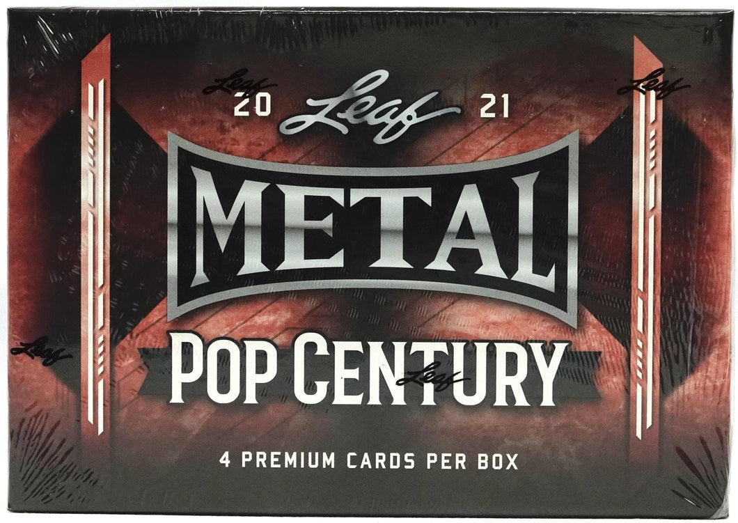 2021 LEAF METAL POP CENTURY HOBBY BOX (4 CARDS) x1