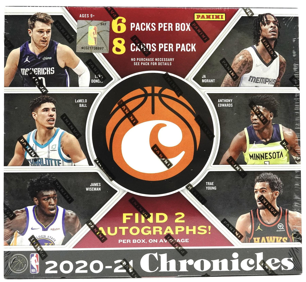 PANINI NBA CHRONICLES 2020-21 BOOSTER PACK (FROM HOBBY BOX) x1
