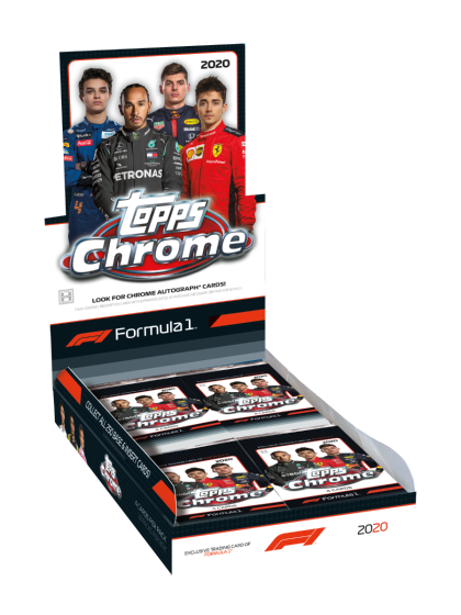 TOPPS F1 CHROME 2020 FORMULA 1 RACING PACK (FROM HOBBY BOX) x1