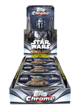 Load image into Gallery viewer, TOPPS CHROME 2022 STAR WARS MANDALORIAN PACK (FROM HOBBY BOX) x1
