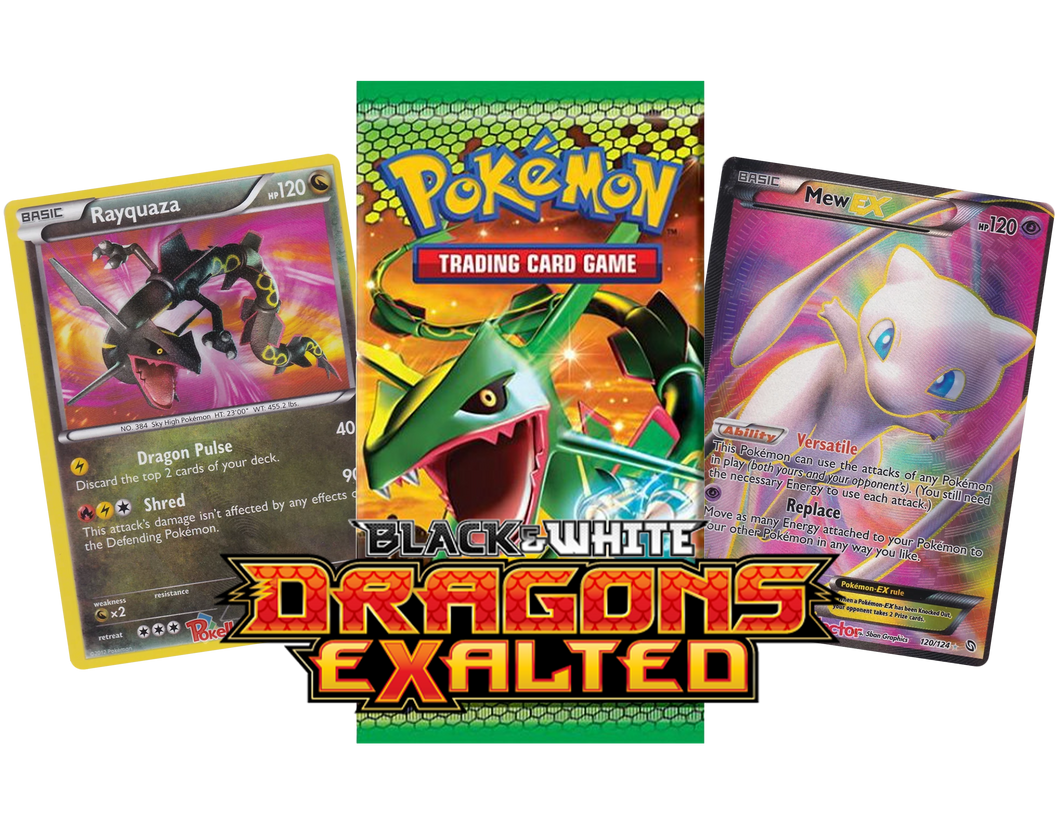 BLACK AND WHITE: DRAGON'S EXALTED BOOSTER PACK x1