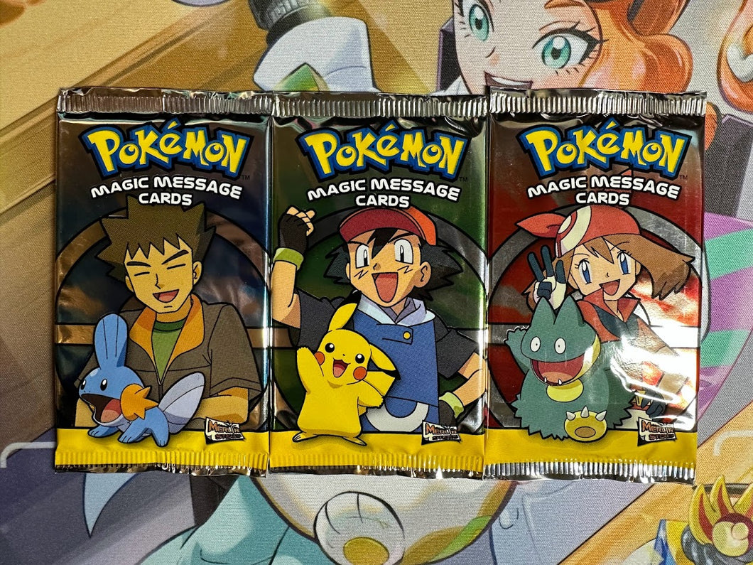 VINTAGE TOPPS POKEMON MAGIC MESSAGE Booster Pack x1