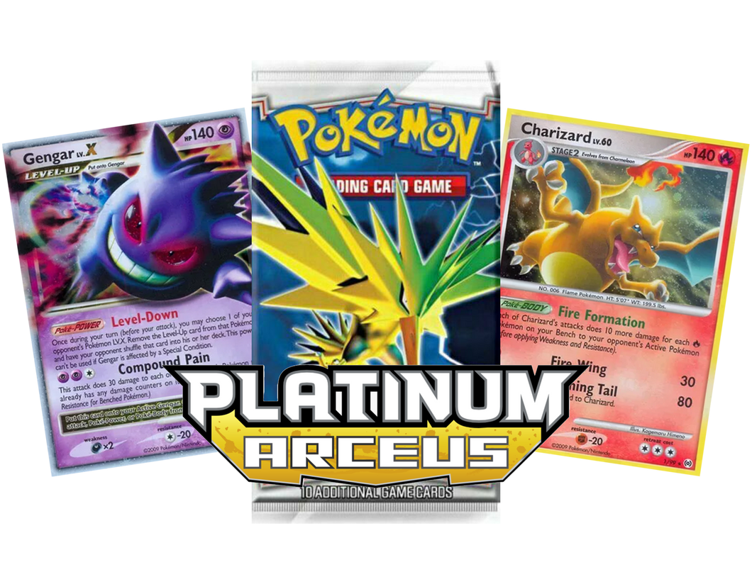 VINTAGE Pokemon: Platinum Arceus Booster Pack x1