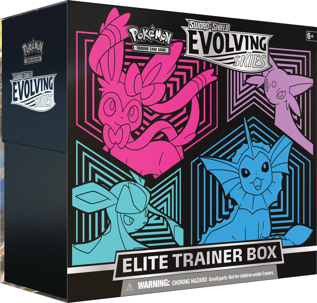 Evolving Skies Elite Trainer Box (8 booster packs) x1