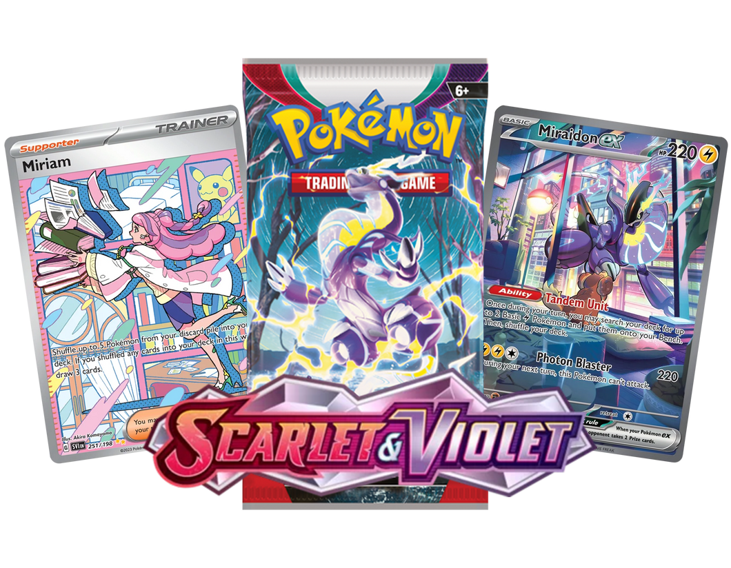 Scarlet & Violet SV01 Booster Pack x1 DJDEEMO.COM Scarlet & Violet SV01 Booster Pack x1 DJDEEMO.COM