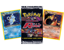 Load image into Gallery viewer, VINTAGE 1ST EDITION TEAM ROCKET English Booster Pack x1
