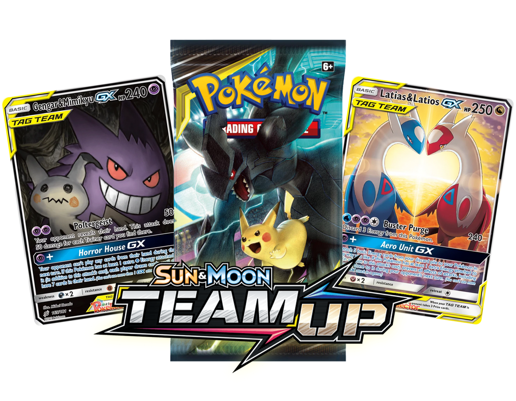Team Up SLEEVED Booster Pack x1
