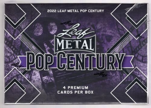 2022 LEAF METAL POP CENTURY HOBBY BOX (4 CARDS) x1