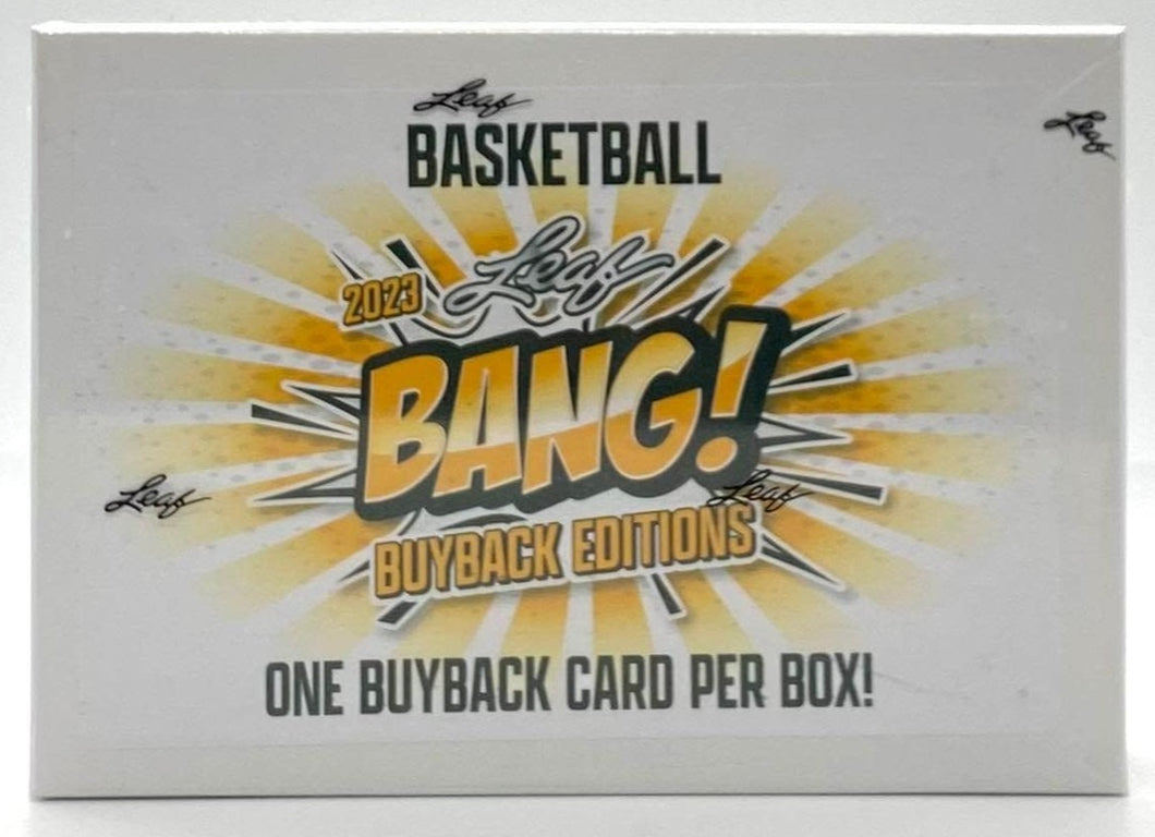 2023 LEAF BASKETBALL BUYBACK EDITIONS Hobby Box x1