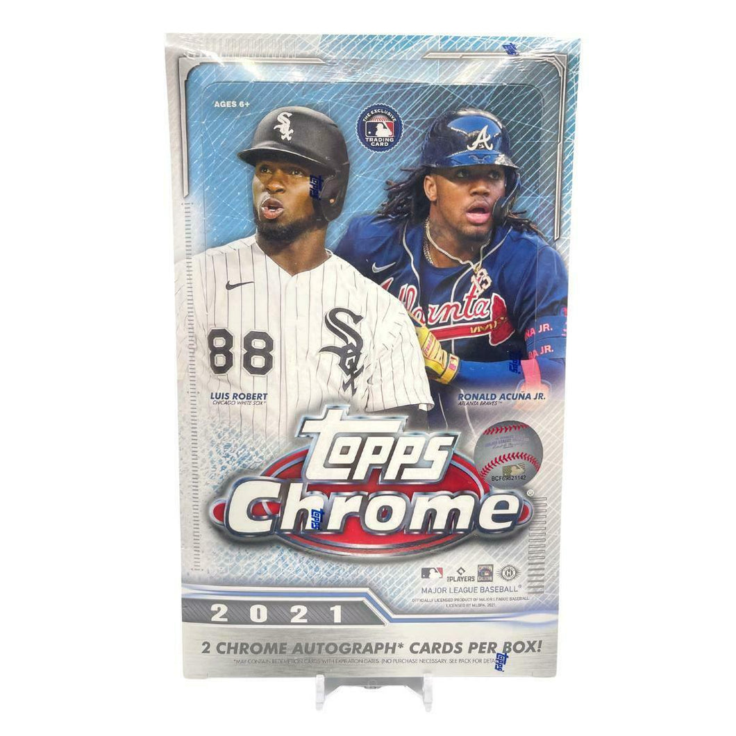 TOPPS CHROME 2021 MLB HOBBY BOX x1