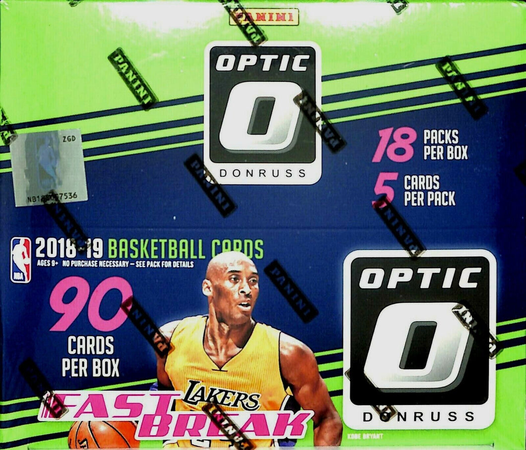 2018-19 PANINI NBA FAST BREAK OPTIC HOBBY BOX x1