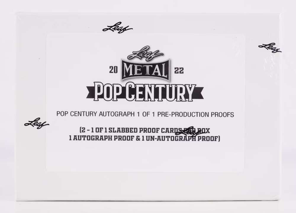 2022 LEAF METAL POP CENTURY 1 of 1 PRE PRODUCTION PROOFS HOBBY BOX x1