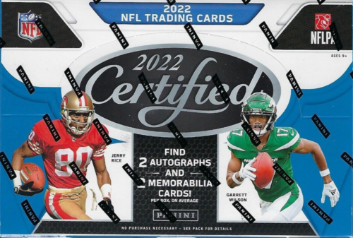 2022 PANINI CERTIFIED NFL FOOTBALL HOBBY BOX x1