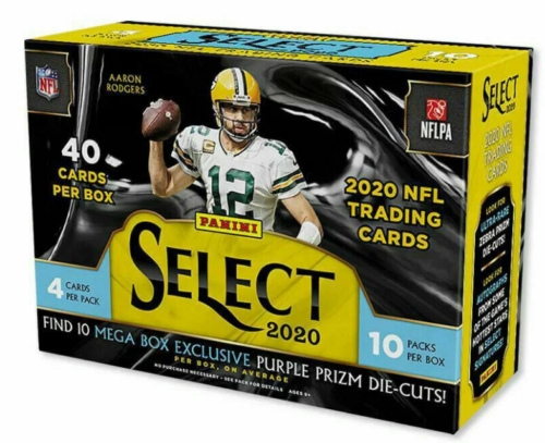 PANINI NFL SELECT 2020 BOOSTER PACK (FROM PURPLE MEGA BOX) x1
